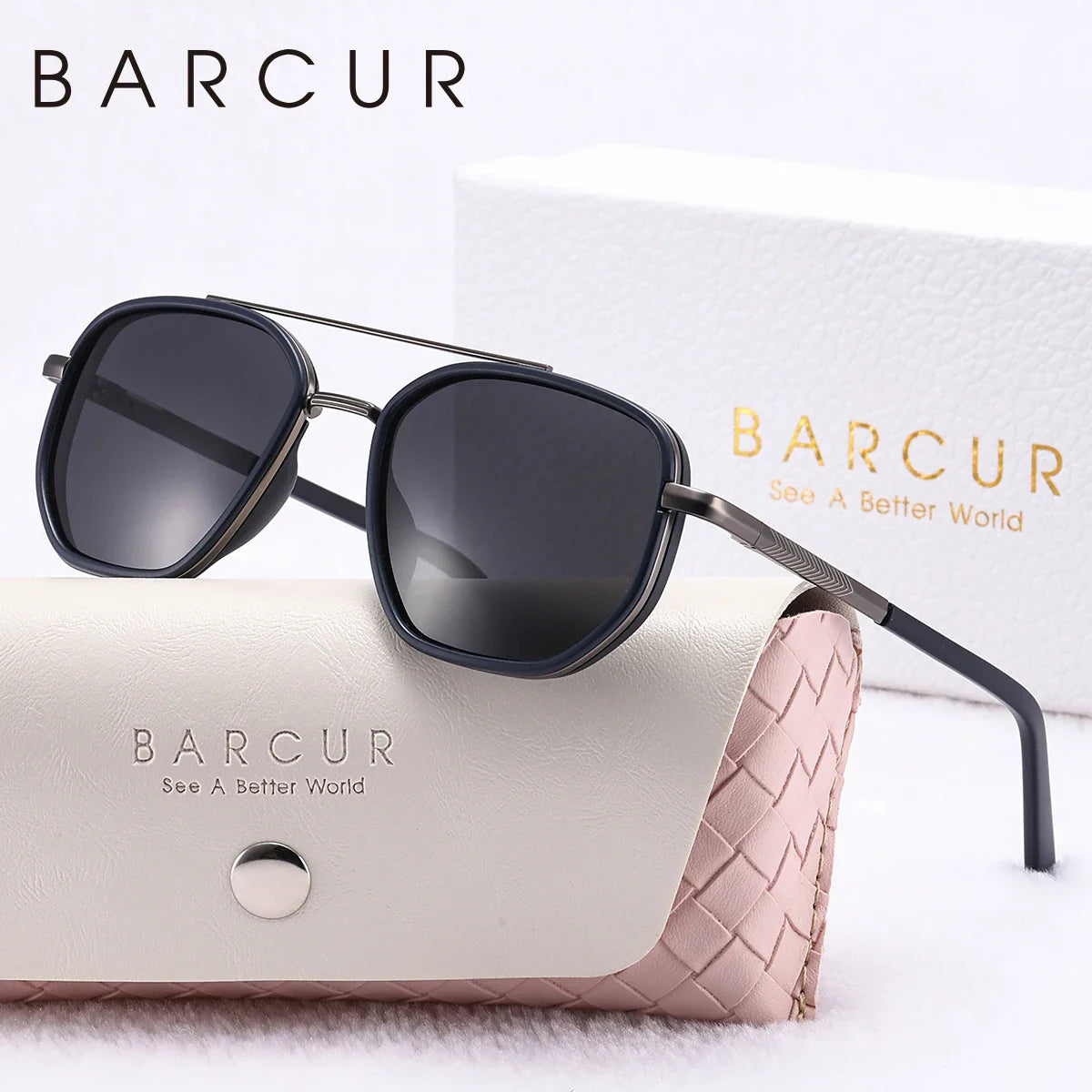 Polarized Polygon Sunglasses