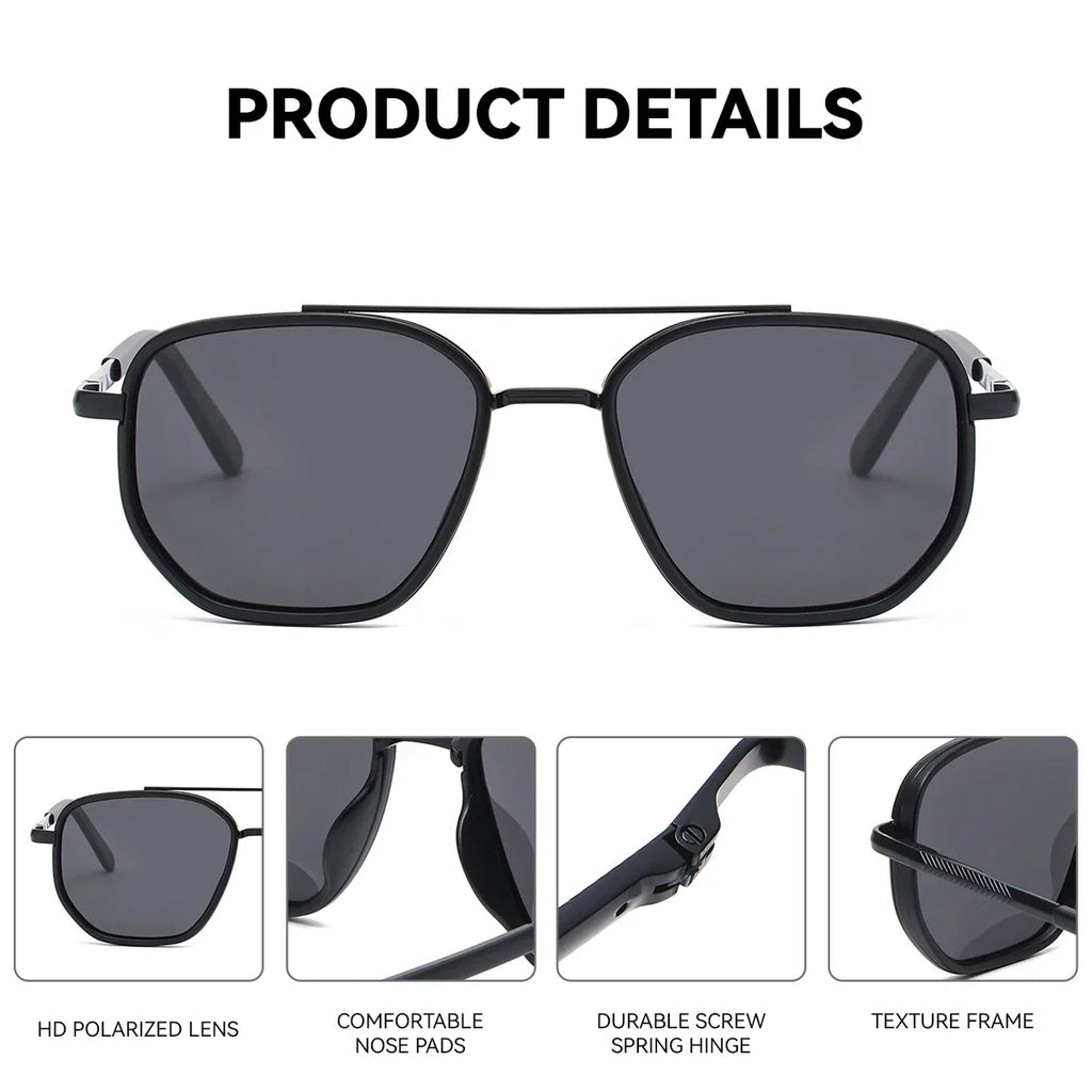 Polarized Polygon Sunglasses