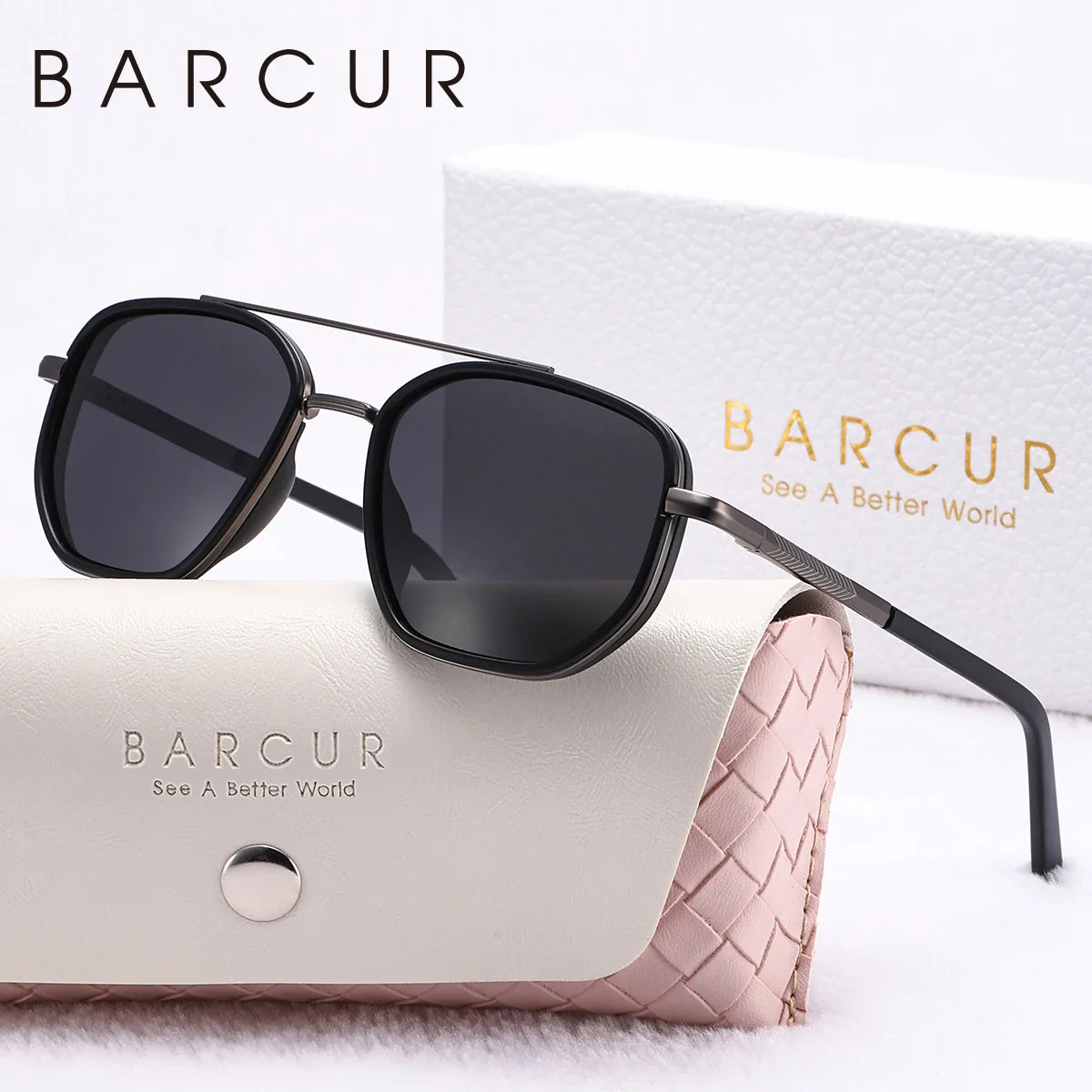 Polarized Polygon Sunglasses