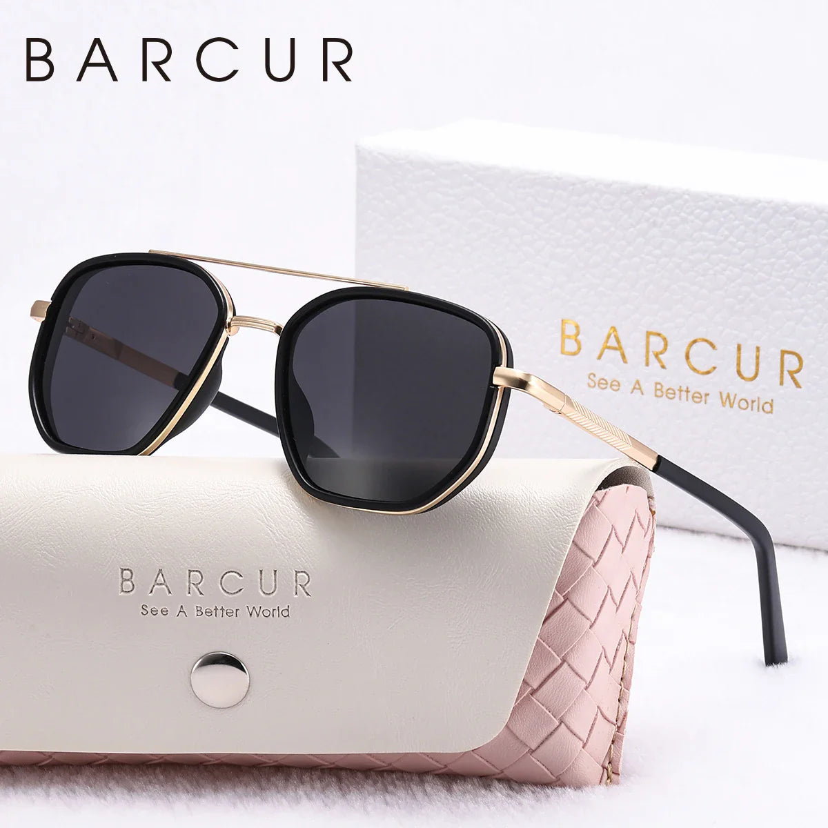 Polarized Polygon Sunglasses